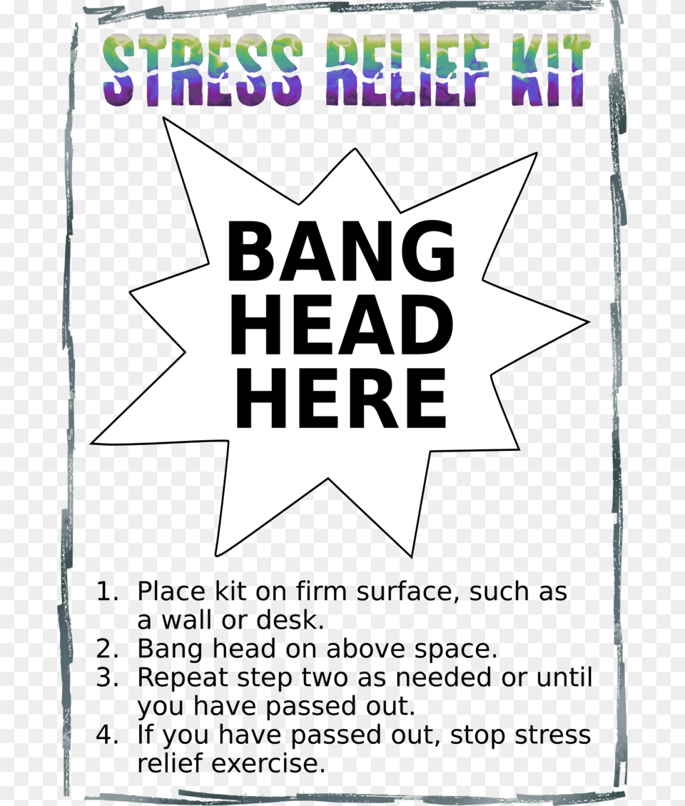 Stress Relief Paper, Advertisement, Poster, Book, Publication Png Image