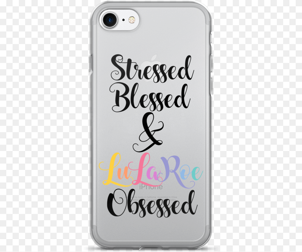 Stressed Blessed Amp Lularoe Obsessed Iphone 77 Plus Blessed Keyring Faith Charm Keychain Inspirational, Electronics, Mobile Phone, Phone, Text Png