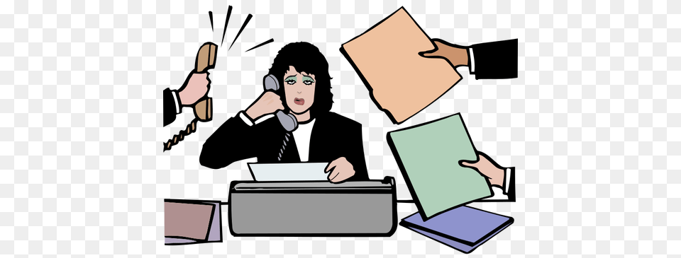 Stressed Business Lady, People, Person, Adult, Male Free Transparent Png