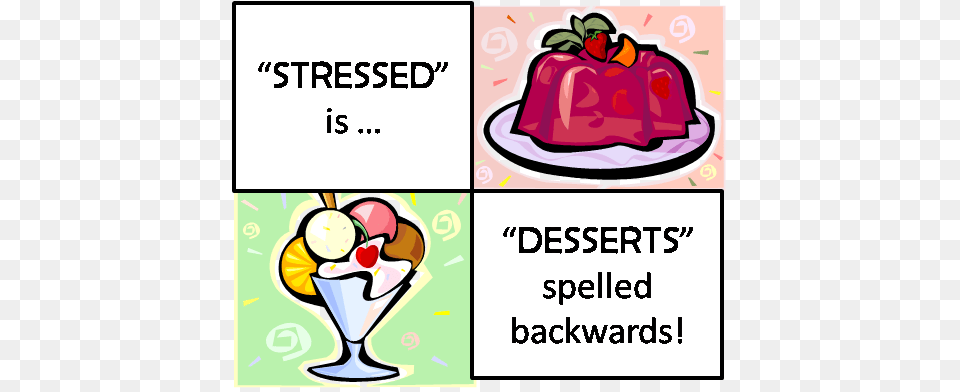 Stressed Out Teacher Clipart, Cream, Dessert, Food, Ice Cream Free Png Download