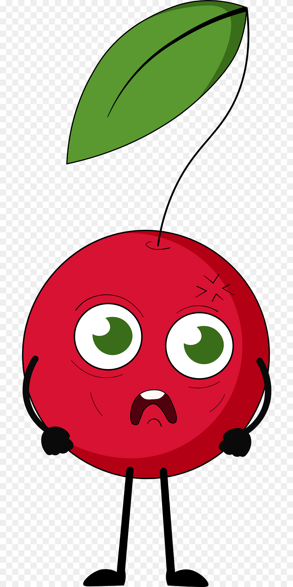 Stressful Cherry Clipart, Leaf, Plant, Food, Fruit Png Image