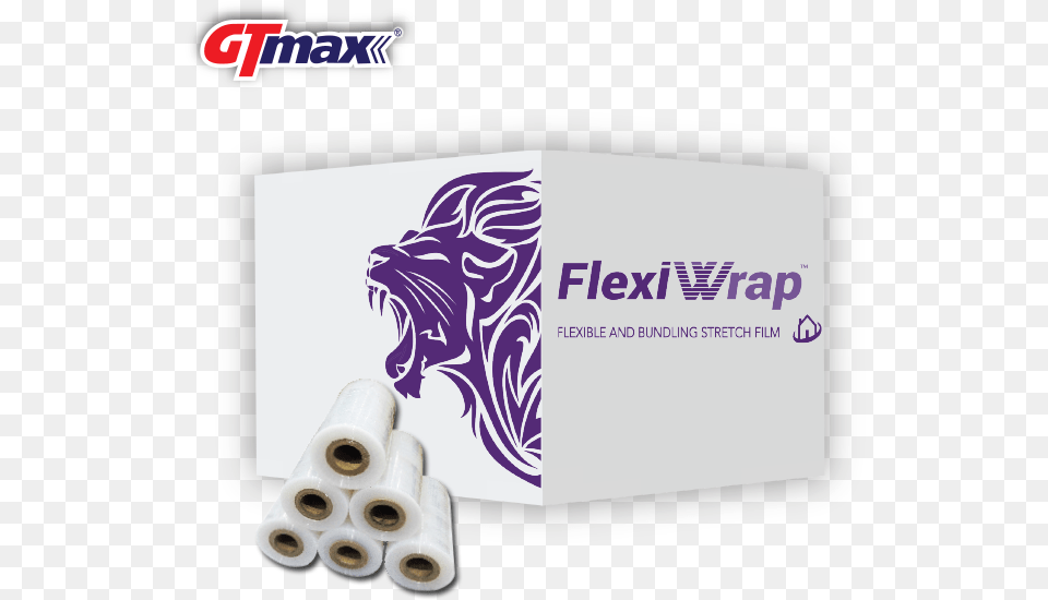 Stretch Film Flexiwrap Mini Roll Bundle Roll Gt Max Label, Plastic Wrap, Paper Free Transparent Png