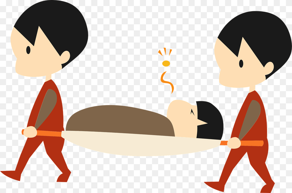 Stretcher Carrying The Injured Clipart, Baby, Person Free Png