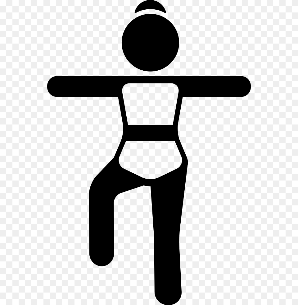 Stretching Arms And Bended Knee Open Legs Icon, Stencil, Smoke Pipe Png Image