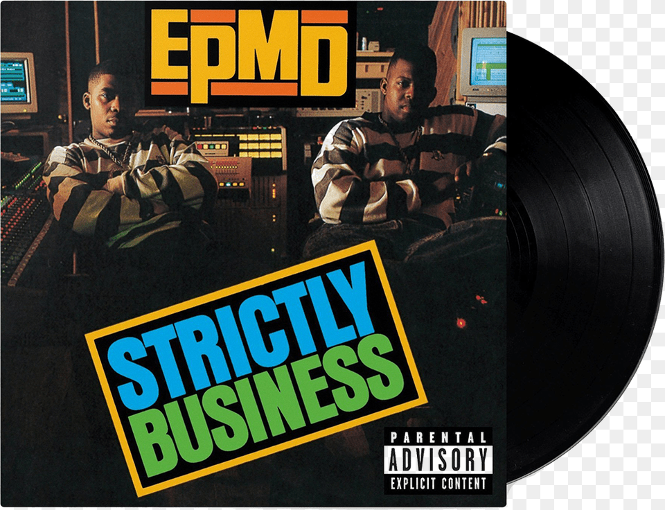 Strictly Business Album By Epmd Erick Sermon Parish Epmd Strictly Business Album, Adult, Male, Man, Person Free Png
