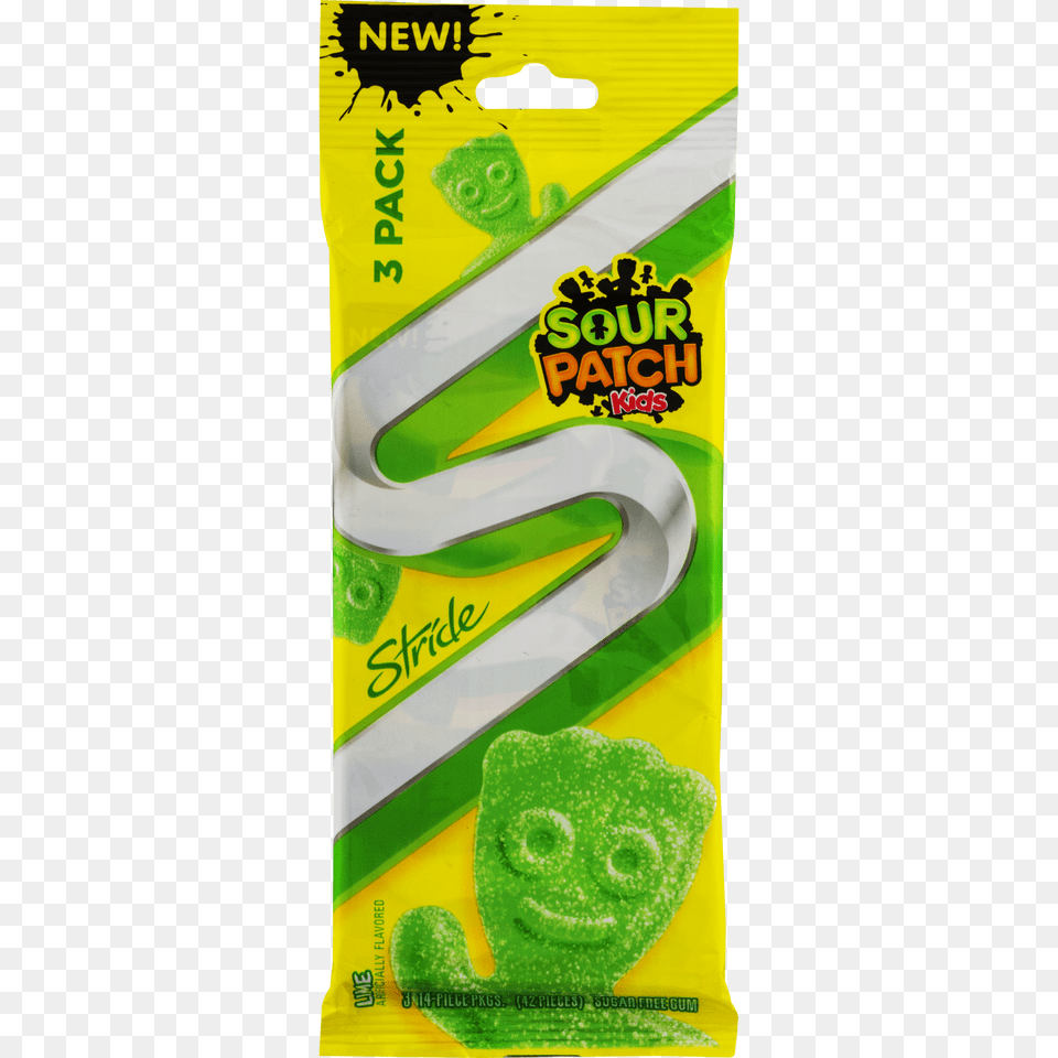 Stride Sour Patch Kids Lime Sugar Gum Pc Ct Free Png