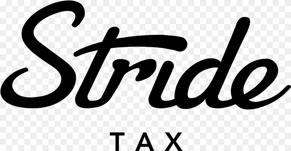 Stridetax Logo Stacked Black Stride Health, Gray Png Image