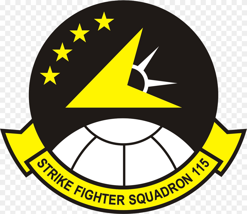 Strike Fighter Squadron 115 Insignia 1996 Vfa, Logo, Symbol, Star Symbol Free Png