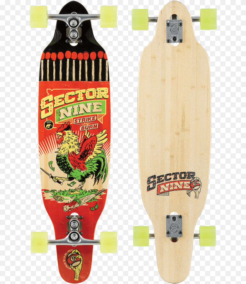 Striker Complete Red Skateboard Sector 9 Striker Scorcher, Animal, Bird, Chicken, Fowl Png Image