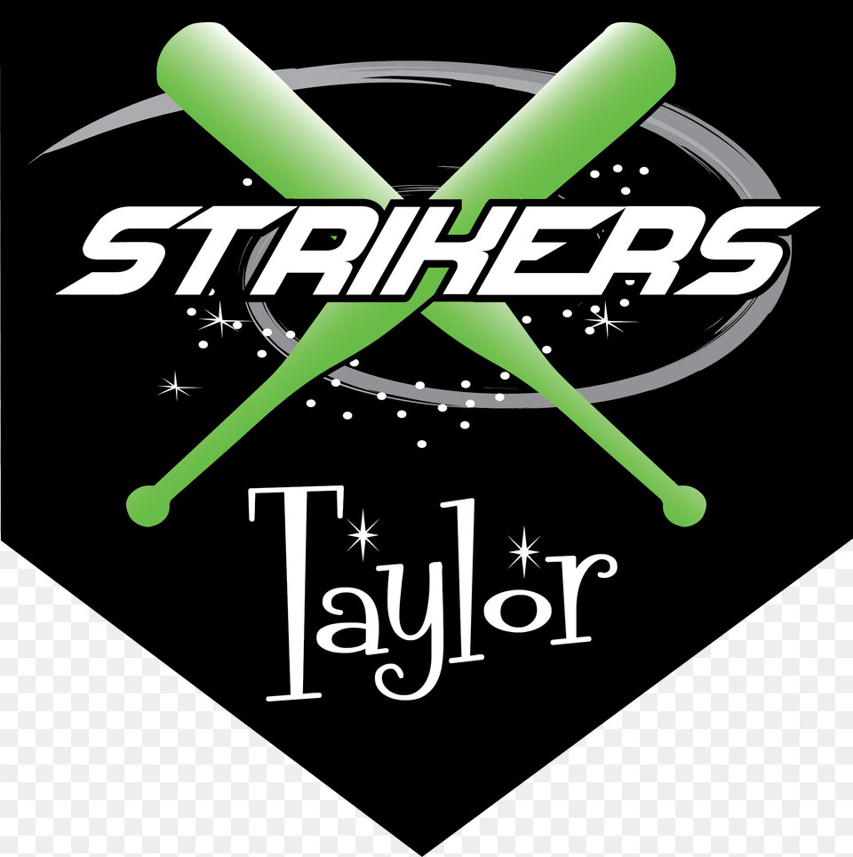 Strikers Home Plate Individual Team Pennant Graphic Design, Dynamite, Weapon, Baseball, Baseball Bat Png