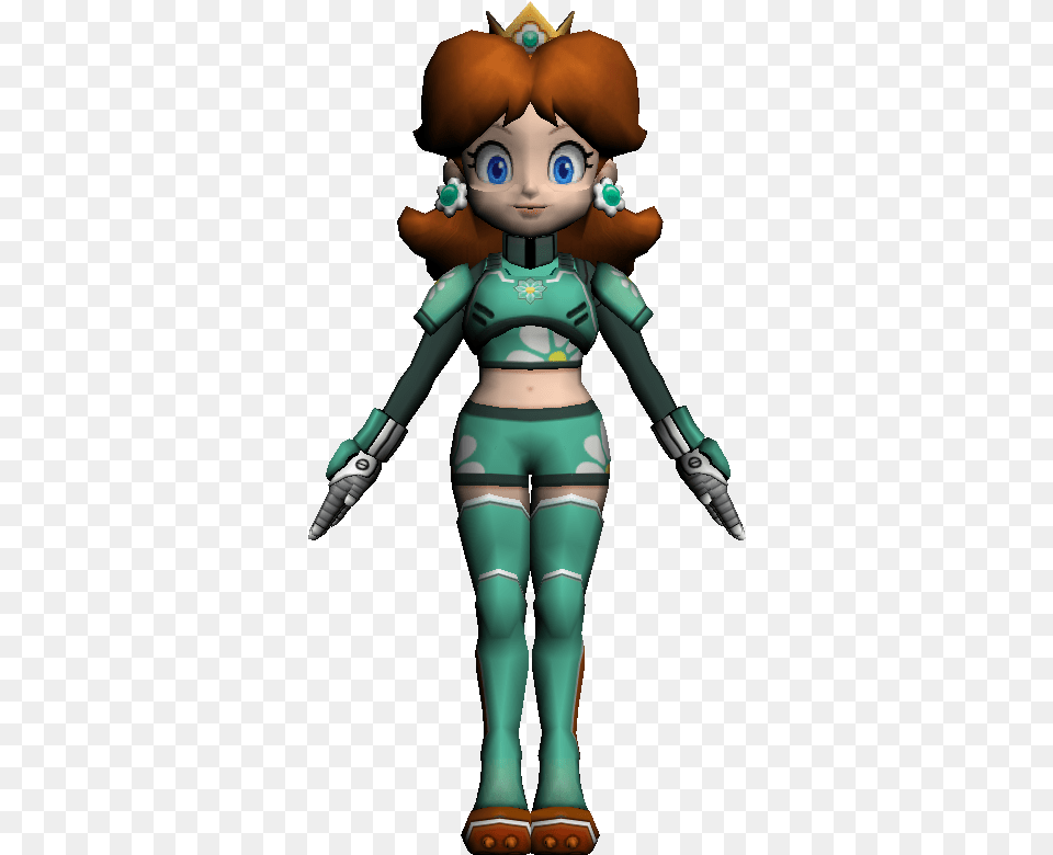 Strikerscharged Daisy Alt Model Character Mario Strikers Charged, Baby, Person, Face, Head Free Png