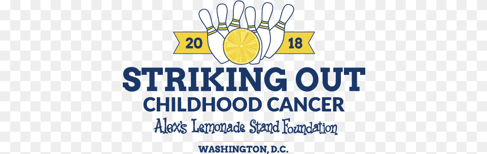 Striking Out Childhood Cancer D Alexs Lemonade 20 Fl Oz, Bowling, Dynamite, Leisure Activities, Weapon Free Transparent Png