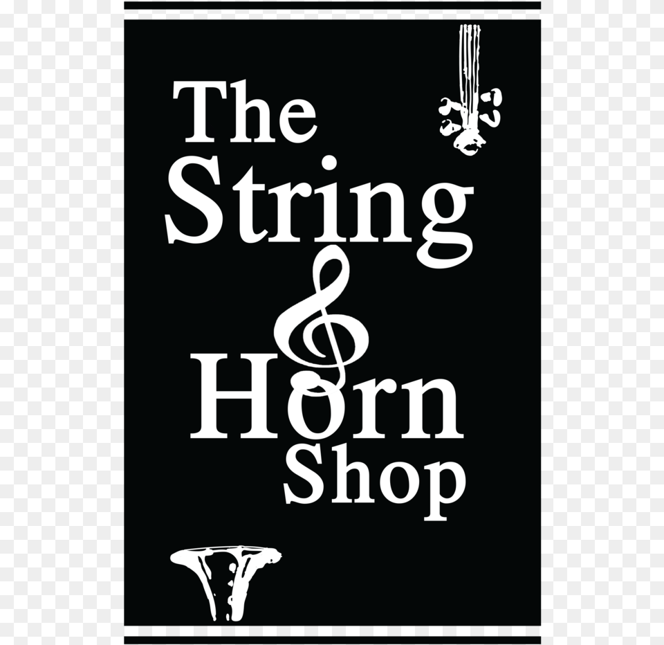String And Horn Shop Poster, Book, Publication, Text Free Transparent Png