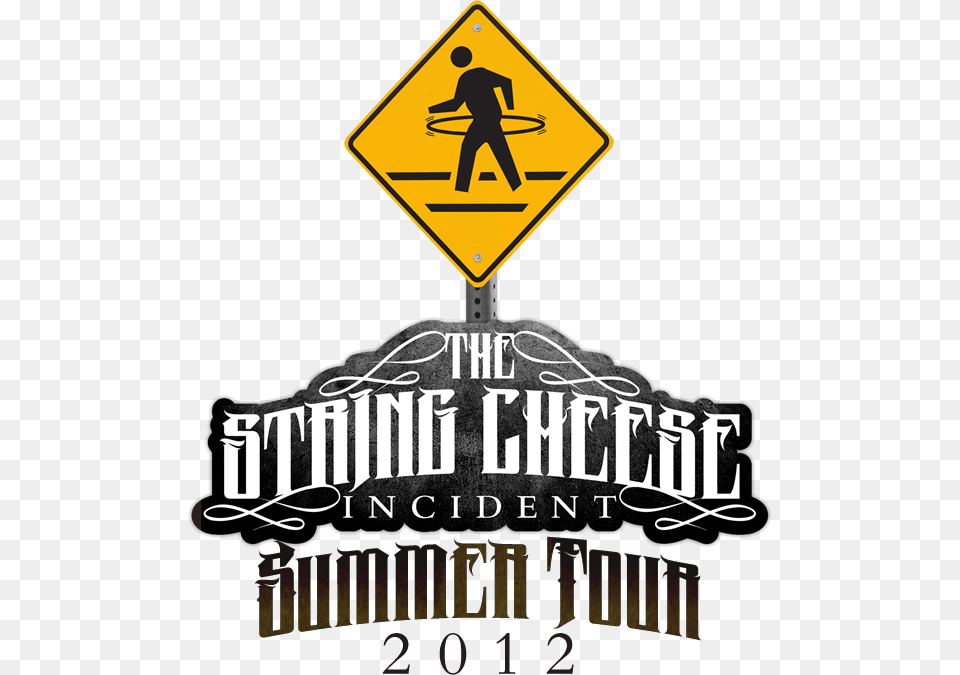 String Cheese Incident Summer Tour Hula Hoop Clip Art, Sign, Symbol, Road Sign, Adult Free Png Download