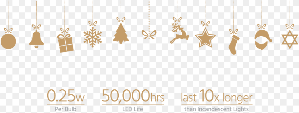 String Light Set Christmas Vector Elements, Accessories, Earring, Jewelry Free Transparent Png