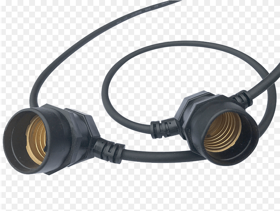 String Light With Euro Plug Amp Weatherproof Socket, Accessories, Goggles, Electronics, Headphones Png Image