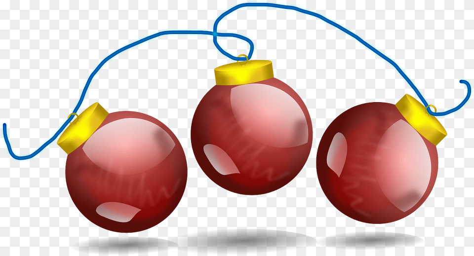 String Of Christmas Ornaments, Food, Fruit, Plant, Produce Png Image
