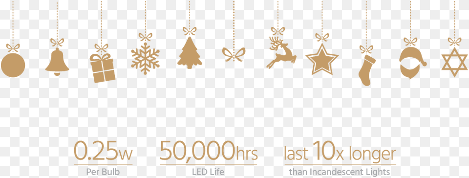 String Of Lights Download Christmas Hanging Graphic, Accessories, Earring, Jewelry Png