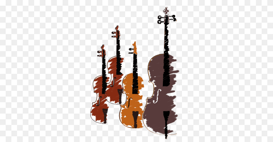 String Orchestra, Cello, Musical Instrument, Cross, Symbol Free Png Download