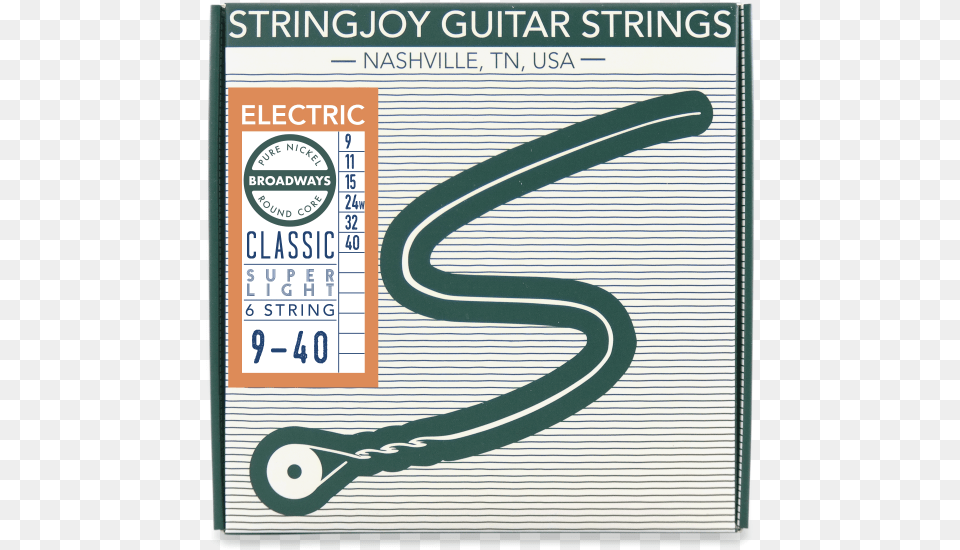 Stringjoy Broadway Super Light Gauge Packaging 10 Gauge Electric Strings, Advertisement, Poster, Text Png Image