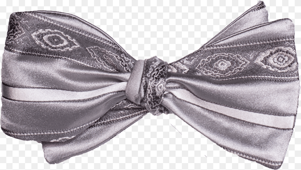 Stripe Bow Tie Satin, Accessories, Formal Wear, Bow Tie, Clothing Free Png Download