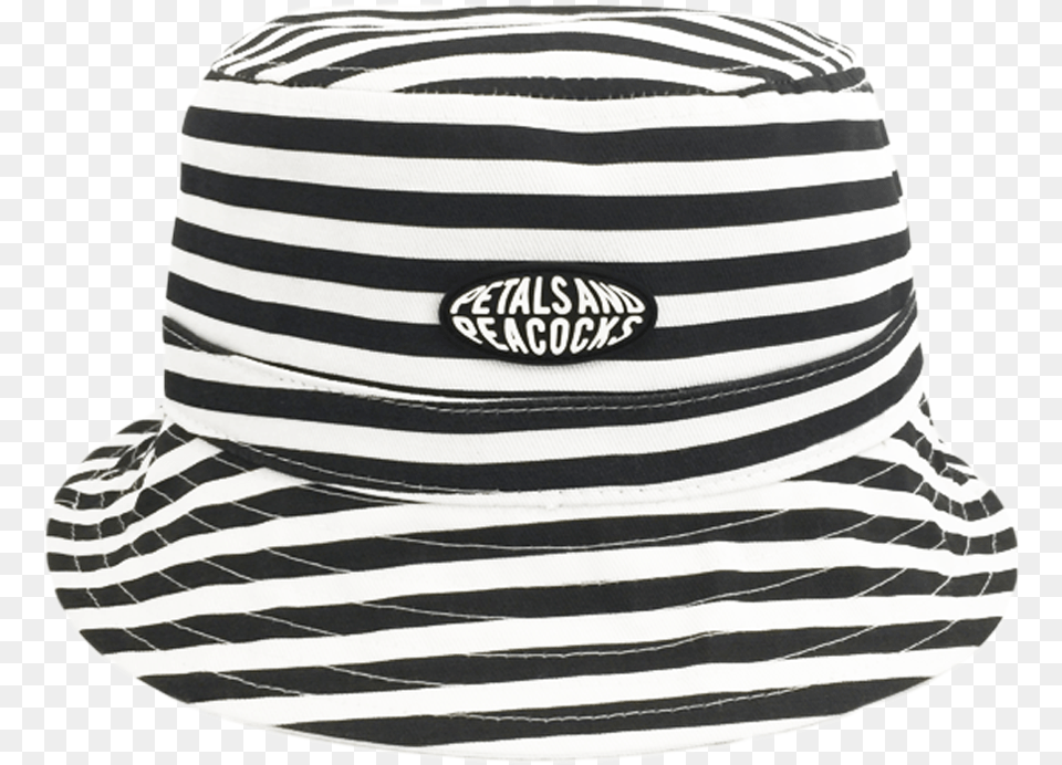 Striped Bucket Hat, Clothing, Sun Hat Png