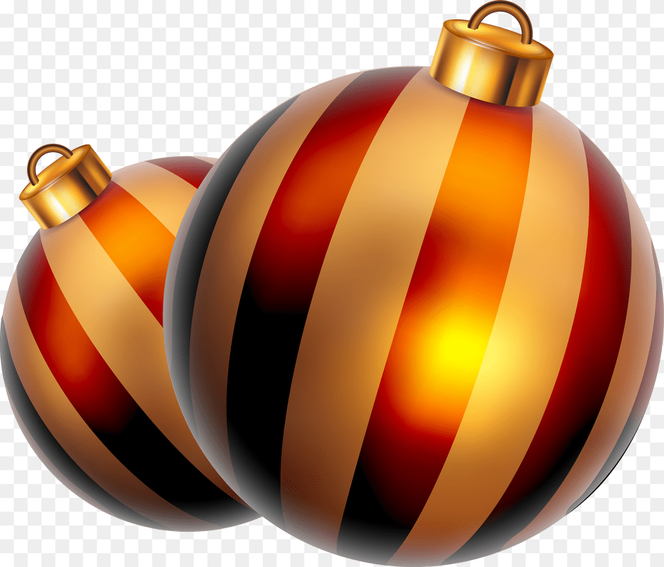 Striped Christmas Balls Clipart Image Adornos De Navidad Free Png