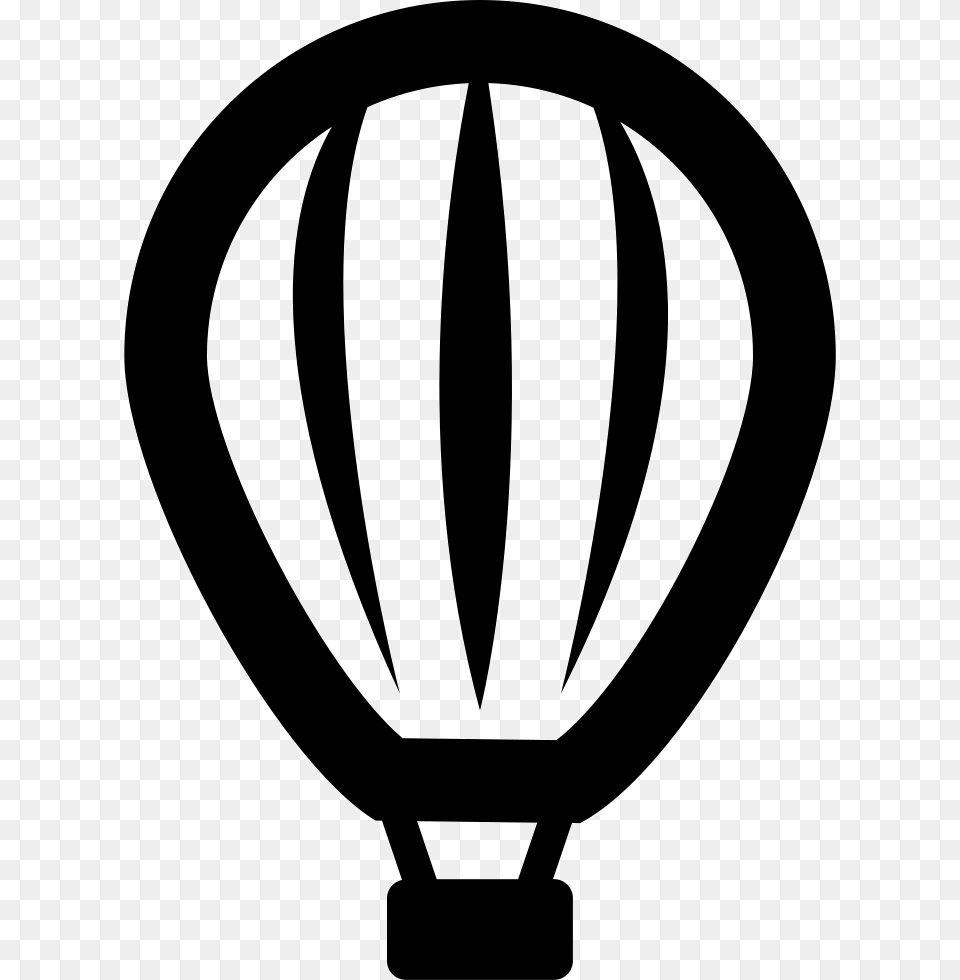 Striped Hot Air Balloon Comments Globo Aerostatico Clipart, Aircraft, Transportation, Vehicle, Hot Air Balloon Free Png