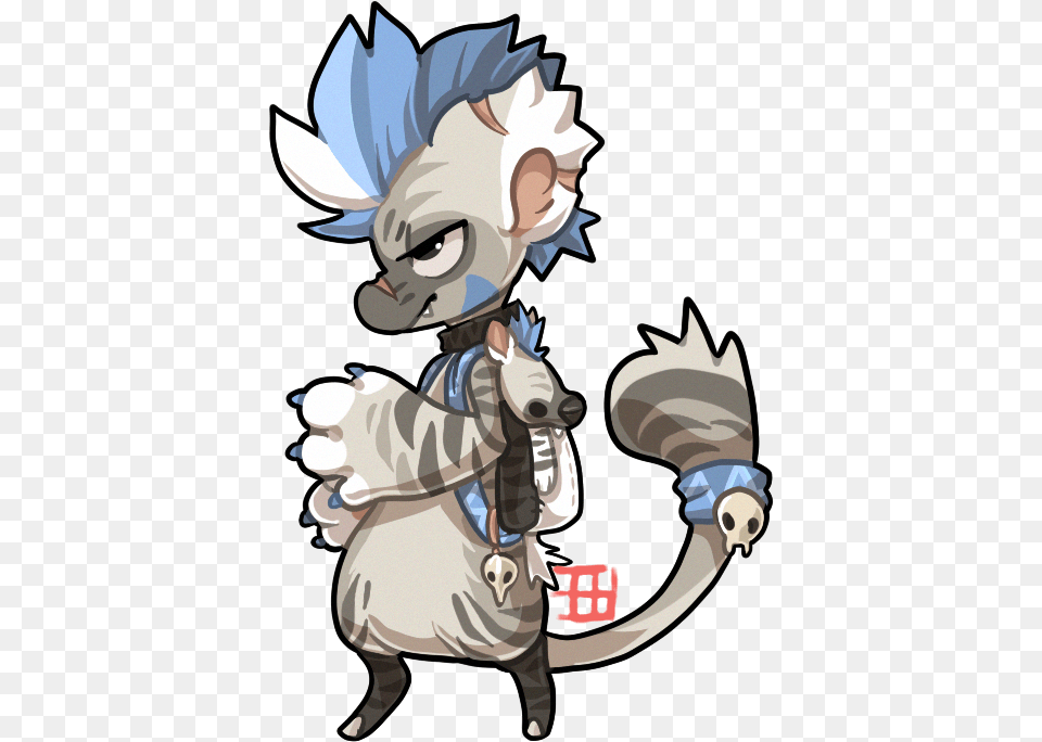 Striped Hyena By Griffsnuff Chibi Hyena, Book, Comics, Publication, Baby Free Transparent Png