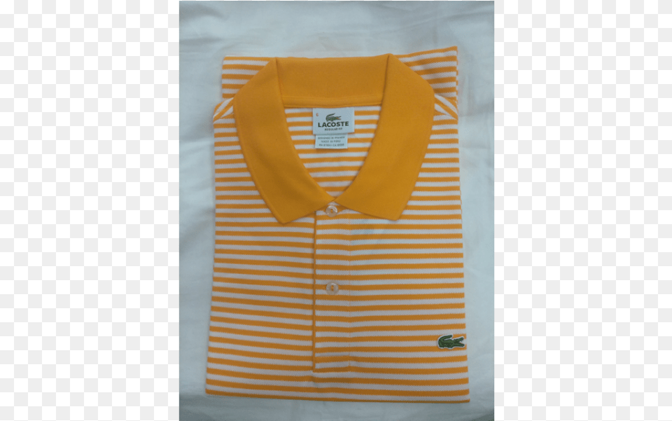 Striped Knit Polo Shirt Lacoste, Clothing, Vest Free Transparent Png