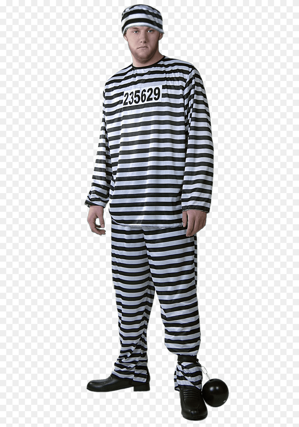 Striped Prison Outfit, Clothing, Pajamas, Face, Head Png