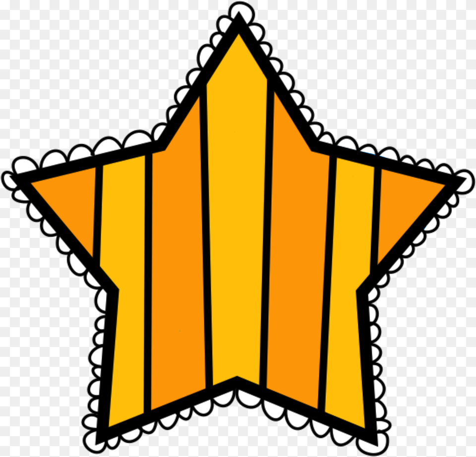Striped Star Bright Yellow Polka Dot Star Clip Art Polka Dot Star Clipart, Star Symbol, Symbol, Cross, Logo Free Transparent Png