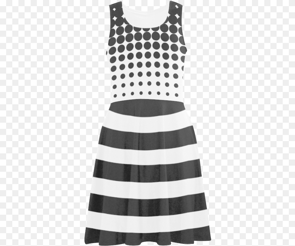 Stripes And Halftone By Artformdesigns Atalanta Sundress Day Dress, Clothing, Flag Free Transparent Png