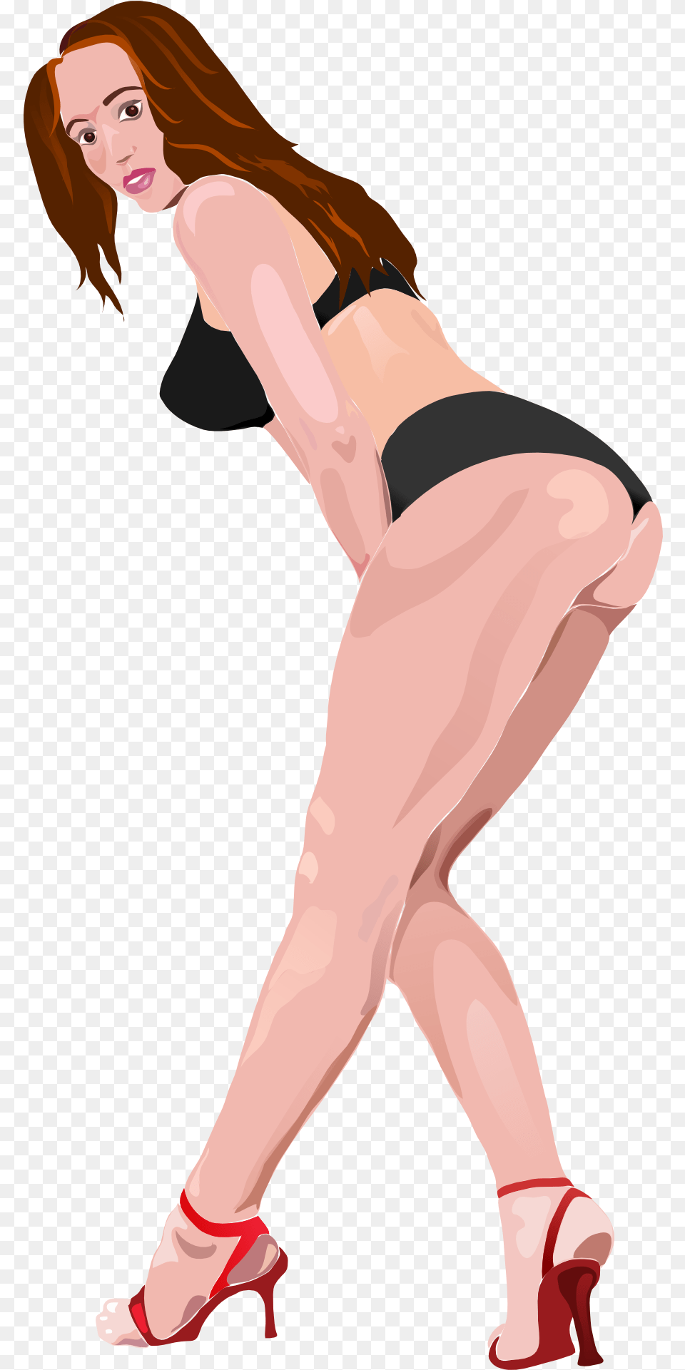 Stripper Transparent Download Cartoon Strippers, Adult, Shoe, Person, High Heel Png Image