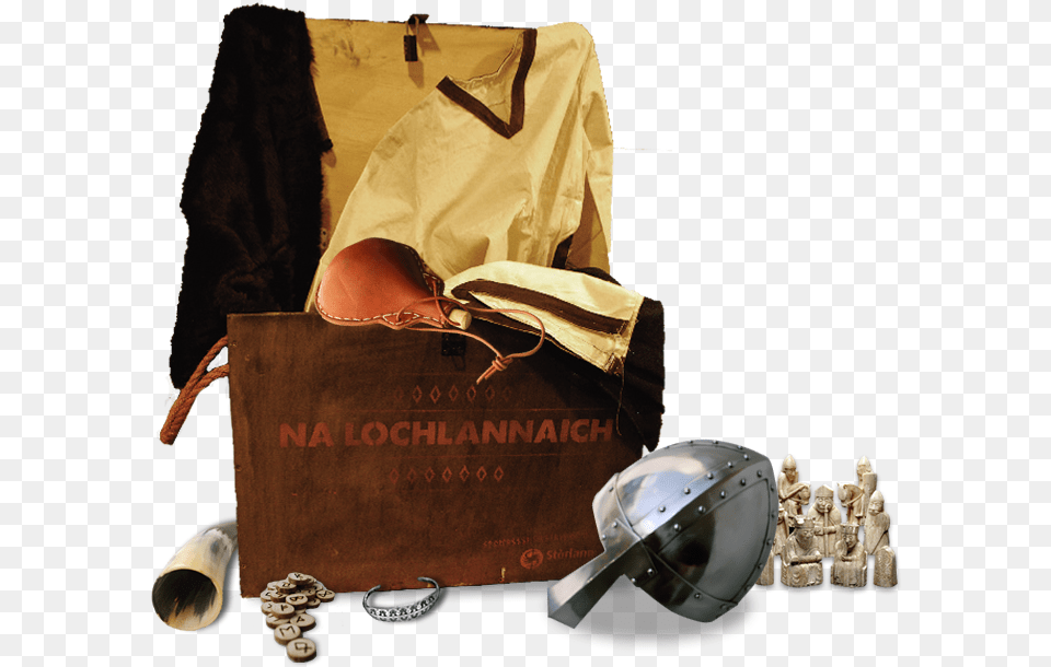 Strlann Viking Resource Box With Sample Contents Vikings, Helmet, Bag, Hardhat, Clothing Free Png Download