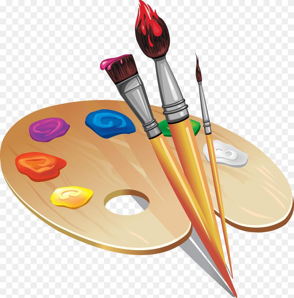 Stroke Drawing Still Life Draw A Paint Brush, Device, Paint Container, Palette, Tool Free Png