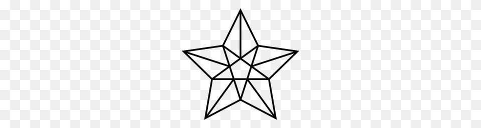 Stroke Triangle Pattern, Star Symbol, Symbol Free Transparent Png