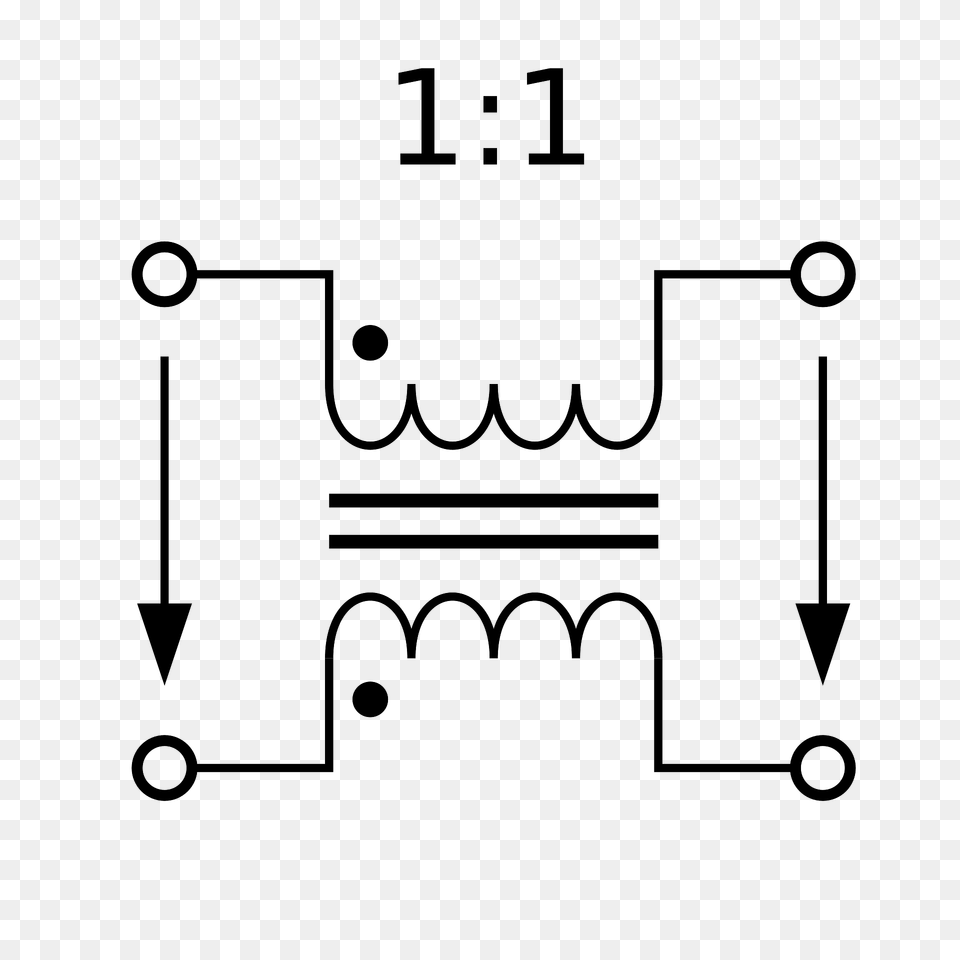 Stromkomensierte Drossel Schaltbild Clipart, Symbol, Text Png