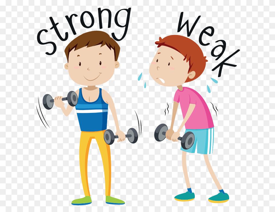 Strong And Weak Transparent Strong And Weak, Baby, Person, Boy, Child Png