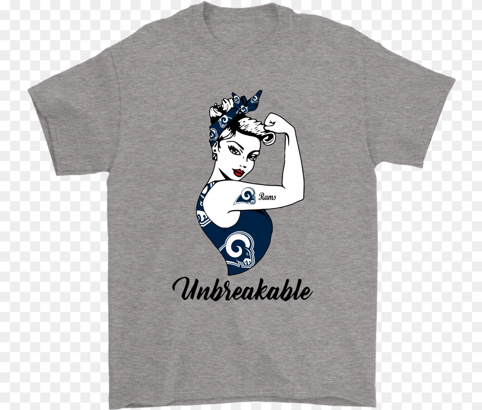 Strong Los Angeles Rams Unbreakable Strong Woman Nfl My Patronus Is A Pikachu Tshirt, Clothing, T-shirt, Person, Face Free Transparent Png