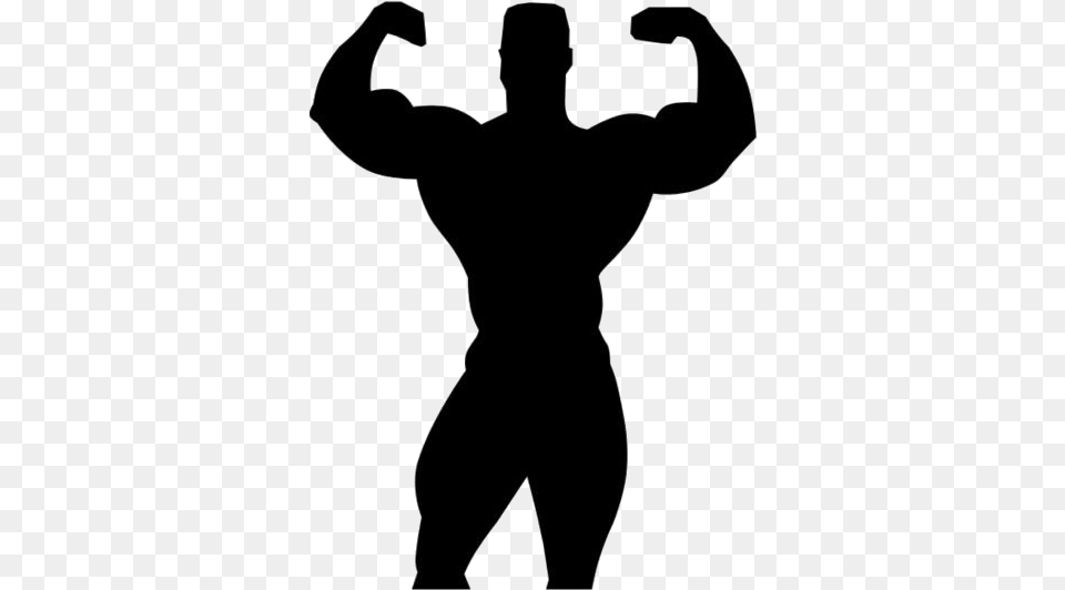 Strong Man Silhouette Wrestling Silhouette Clip Art, Stencil Free Png Download