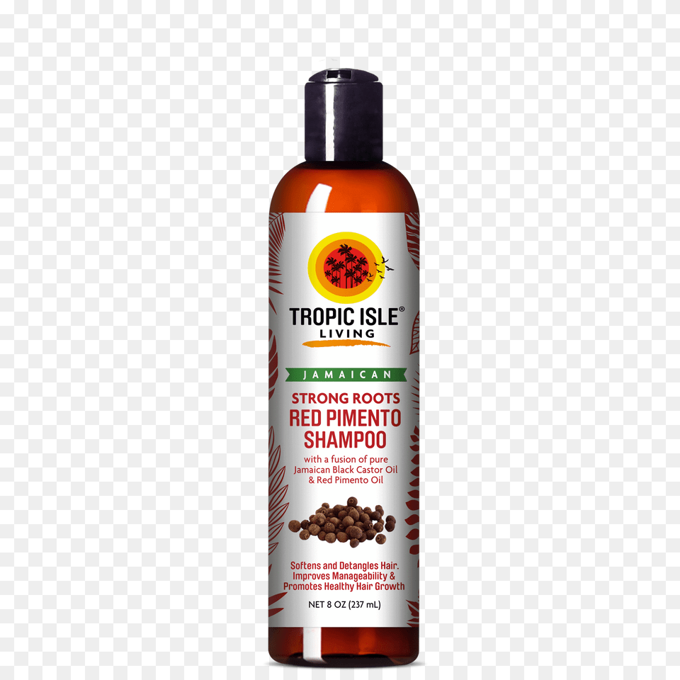 Strong Roots Red Pimento Shampoo, Bottle, Lotion, Food, Ketchup Free Transparent Png