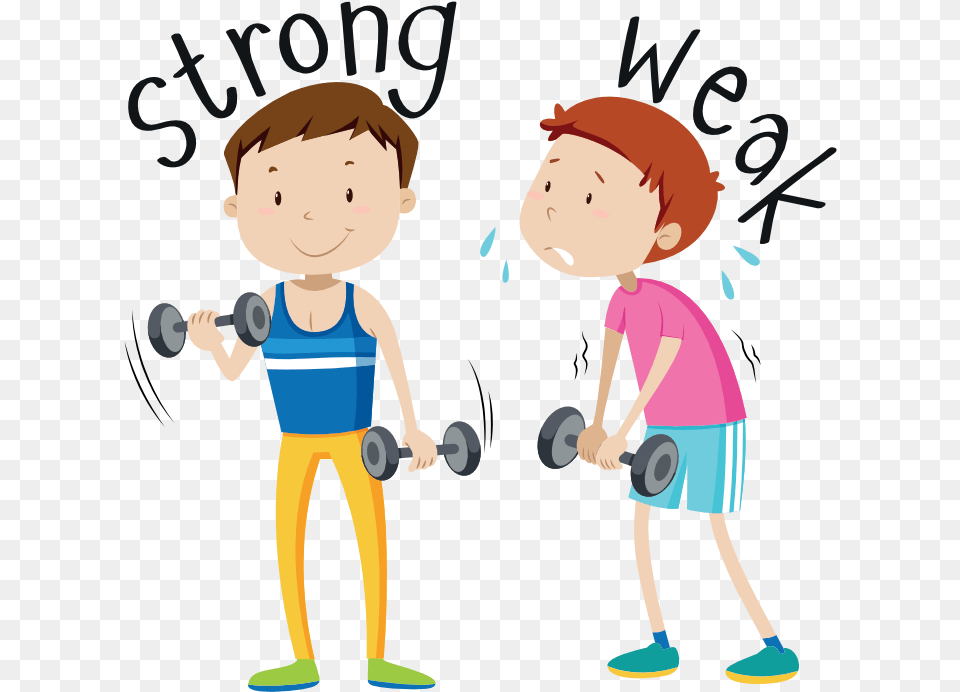 Strong Vs Weak Life Vs Live Strong And Weak, Baby, Person, Face, Head Free Transparent Png
