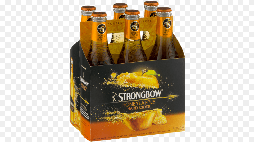 Strongbow Cider, Alcohol, Beer, Beer Bottle, Beverage Free Transparent Png