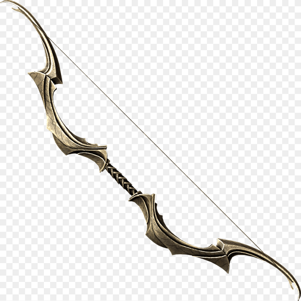 Strongest Bow In Skyrim Skyrim Arco De Auriel, Weapon Free Transparent Png