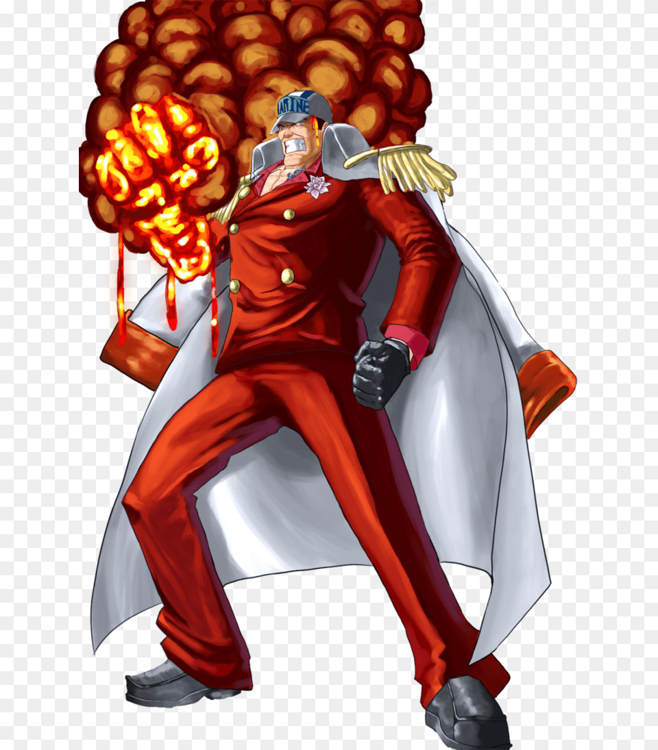 Strongest One Piece Villain One Piece Akainu, Book, Publication, Comics, Adult Png