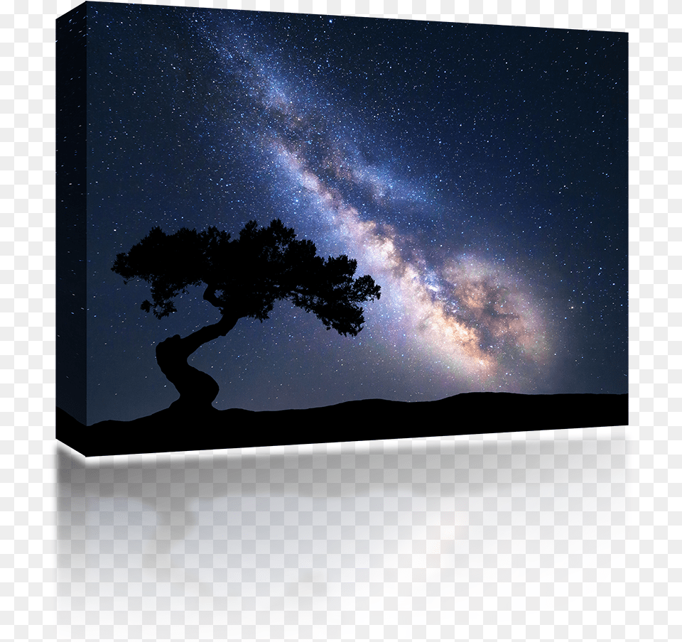 Strongest Ones Bleed In Silence, Nature, Night, Outdoors, Starry Sky Png Image