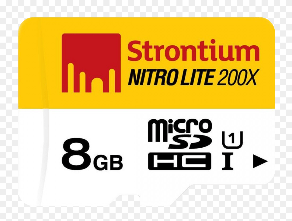 Strontium Microsd Memory Card Image, Text, First Aid Free Png Download