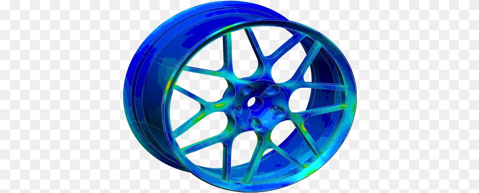 Structural Analysis Of A Car Wheel Under Static Load Circle, Alloy Wheel, Car Wheel, Machine, Spoke Free Png