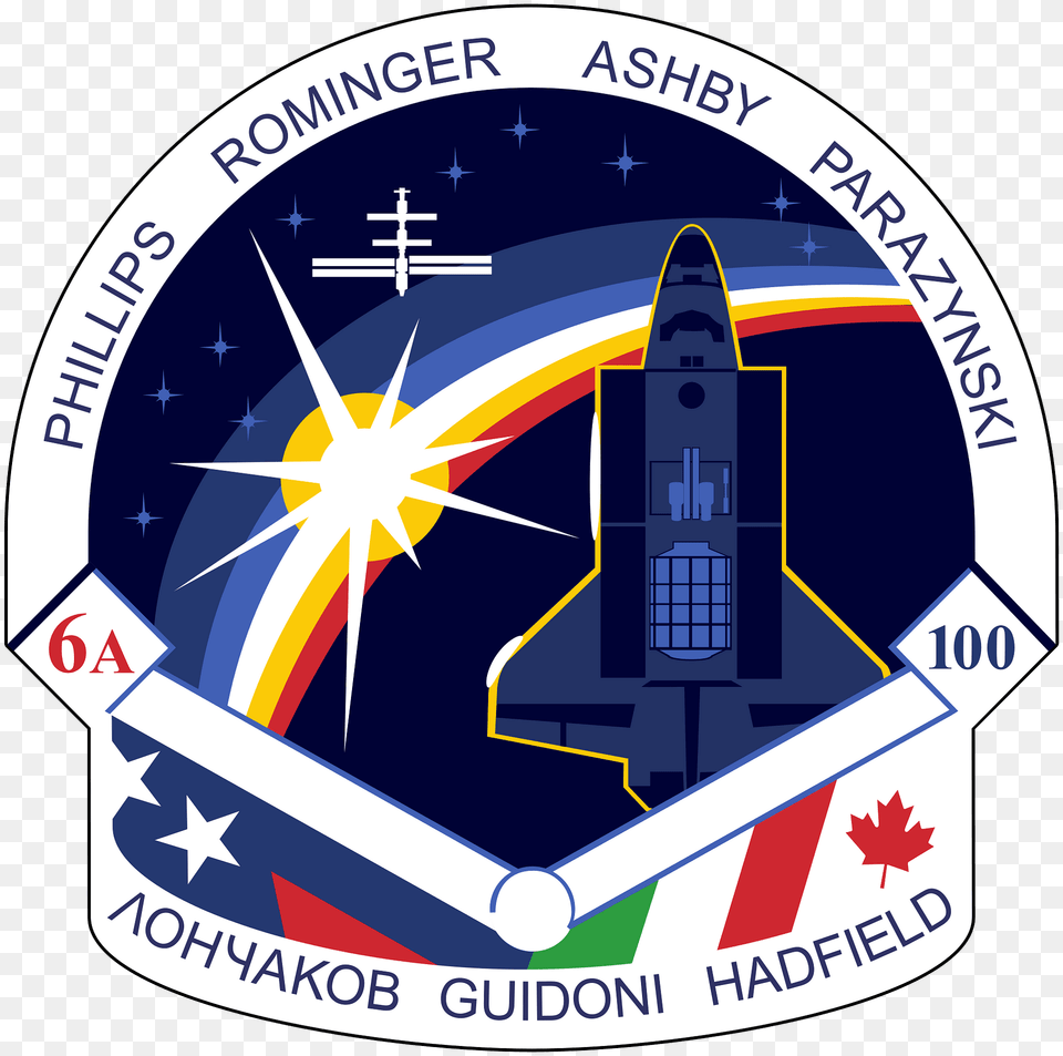 Sts 100 Patch Clipart, Aircraft, Transportation, Vehicle Free Transparent Png
